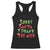 Christmas Baby Racerback Tank Top Sorry Santa I Drank The Milk Santa Hat