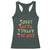 Christmas Baby Racerback Tank Top Sorry Santa I Drank The Milk Santa Hat