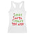 Christmas Baby Racerback Tank Top Sorry Santa I Drank The Milk Santa Hat