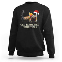 Old Fashioned Cocktail Christmas Sweatshirt Funny Bourbon Cocktail Drink - Wonder Print Shop