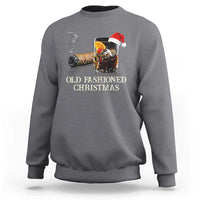 Old Fashioned Cocktail Christmas Sweatshirt Funny Bourbon Cocktail Drink - Wonder Print Shop
