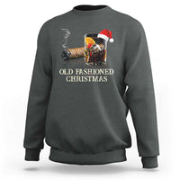 Old Fashioned Cocktail Christmas Sweatshirt Funny Bourbon Cocktail Drink - Wonder Print Shop