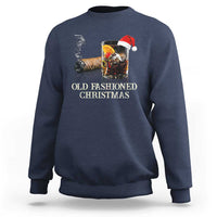 Old Fashioned Cocktail Christmas Sweatshirt Funny Bourbon Cocktail Drink - Wonder Print Shop