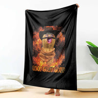 Peanut Goop Meme Throw Blanket Funny Bungulator - Wonder Print Shop