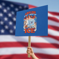 Abolish Ice Protest Protest Sign Retro Protest No Human Is Illegal