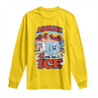 Abolish Ice Protest Long Sleeve Shirt Retro Protest No Human Is Illegal