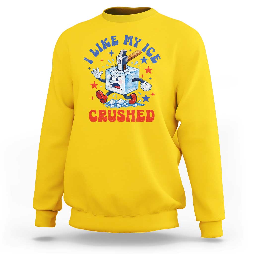 Subtle Abolish ICE Sweatshirt Vintage I Like My Ice Crushed