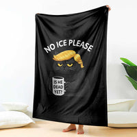 No ICE Protest Throw Blanket Is He Dead Yet Black Cat Meme