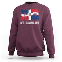 Dominican Republic Flag Sweatshirt Island Pride Caribbean Heritage - Wonder Print Shop