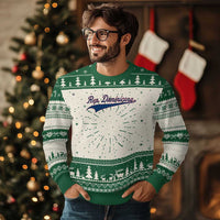 Dominican Republic Knitted Sweatshirt Rep Dominicana Vintage Flag Baseball Script - Wonder Print Shop