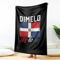 Dimelo Ke Lo Ke Dominican Republic Flag Throw Blanket - Wonder Print Shop