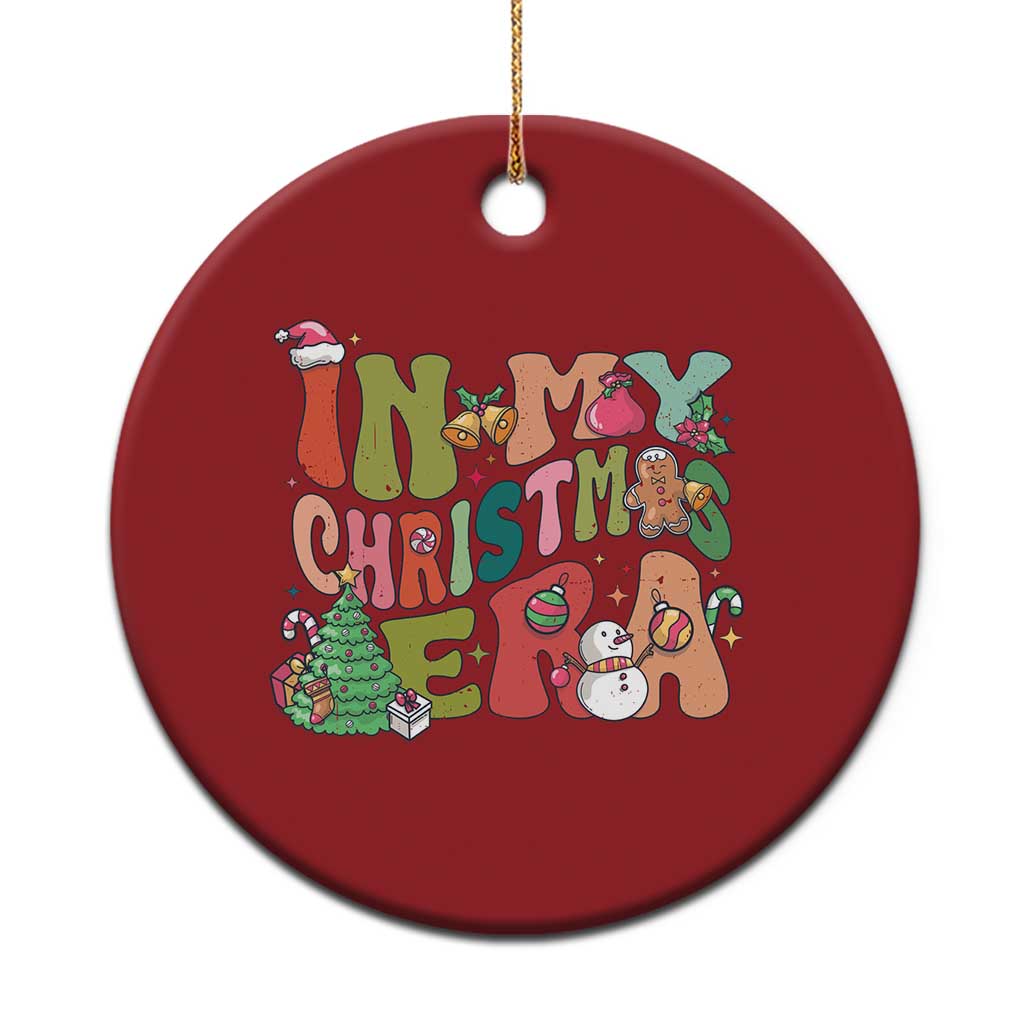 Cute Christmas Ornament Groovy Holiday In My Xmas Era - Wonder Print Shop