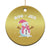 Bougie Snowman Christmas Ornament Pink Christmas Xmas Gifts - Wonder Print Shop