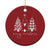 Merry & Bright Xmas Trees Christmas Ornament Chic Winter Cute Holiday Gift - Wonder Print Shop