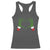 Christmas Skeleton Heart Hands Racerback Tank Top