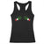 Funny Christmas Racerback Tank Top Women's Boob Skeleton Hand