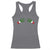 Funny Christmas Racerback Tank Top Women's Boob Skeleton Hand