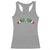 Funny Christmas Racerback Tank Top Women's Boob Skeleton Hand