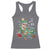 Dinosaur Christmas Racerback Tank Top Tree Lights Xmas Boys Men