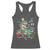 Dinosaur Christmas Racerback Tank Top Tree Lights Xmas Boys Men