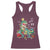 Dinosaur Christmas Racerback Tank Top Tree Lights Xmas Boys Men