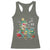 Dinosaur Christmas Racerback Tank Top Tree Lights Xmas Boys Men