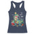 Dinosaur Christmas Racerback Tank Top Tree Lights Xmas Boys Men