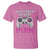 In October We Wear Pink Breast Cancer Awareness T Shirt Pink Ribbon Gaming Kids Boys Youth Video Game - Wonder Print Shop