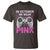 In October We Wear Pink Breast Cancer Awareness T Shirt Pink Ribbon Gaming Kids Boys Youth Video Game - Wonder Print Shop