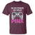 In October We Wear Pink Breast Cancer Awareness T Shirt Pink Ribbon Gaming Kids Boys Youth Video Game - Wonder Print Shop