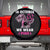 In October We Wear Pink Breast Cancer Awareness Toddler Kids Spare Tire Cover Pink Ribbon