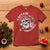 Pirate Christmas T Shirt Skull Skeleton Lights Pirates Caribbean Cruise - Wonder Print Shop