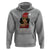 Black Santa African American Christmas Hoodie Sassy Afro Queen Black Woman