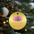 Pink Xmas Trees Christmas Ornament Leopard Christmas Tree Decorations Dcor - Wonder Print Shop