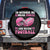 Football Breast Cancer Awareness Spare Tire Cover Coquette Football In October We Wear Pink Ghost Halloween Pink Ribbon