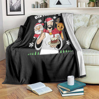 Birthday Boy Jesus Christmas Throw Blanket Christian Xmas - Wonder Print Shop