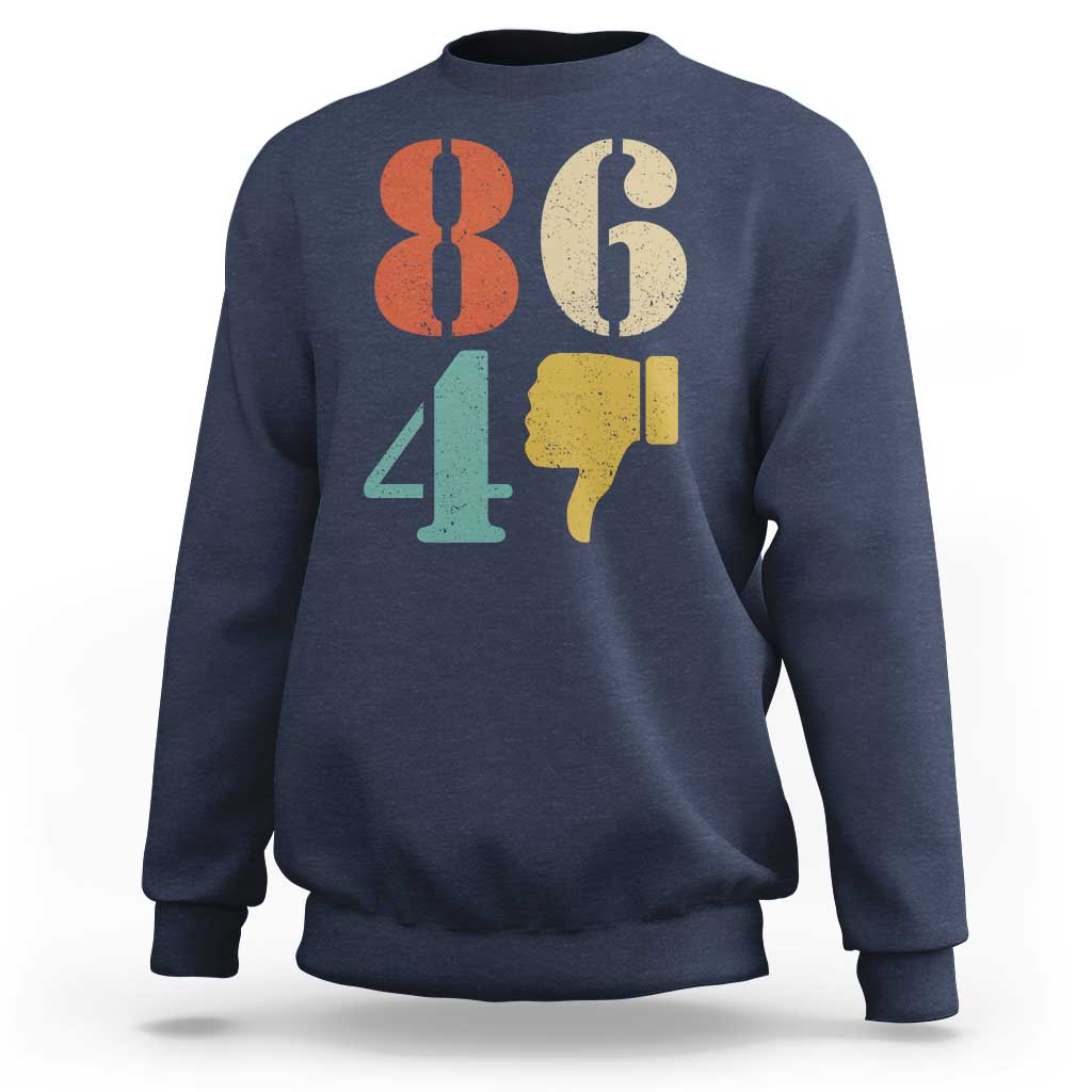 Retro 8647 Sweatshirt Classic Retro Vintage 80s Style