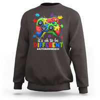Video Game Autism Awareness Sweatshirt It's Ok To Be Different Kids