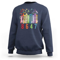 Retro 8647 Sweatshirt Equal Rights Book Flower Feminist Women Rights