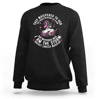 Breast Cancer Sweatshirt Pink Ribbon I Am Storm - Wonder Print Shop