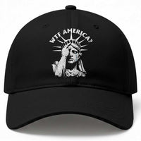 Funny Statue Of Liberty WTF America Baseball Cap