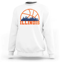 Illinois Fan Sweatshirt IL State Basketball Game Day