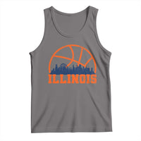 Illinois Fan Tank Top IL State Basketball Game Day
