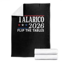 James Talarico 2026 Flip The Tables Throw Blanket Texas Senate