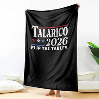 James Talarico 2026 Flip The Tables Throw Blanket Texas Senate