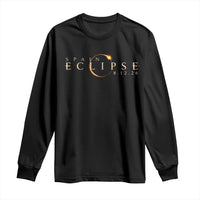 Spain Solar Eclipse 2026 Long Sleeve Shirt August 12 2026 Total Eclipse
