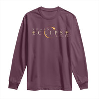 Spain Solar Eclipse 2026 Long Sleeve Shirt August 12 2026 Total Eclipse