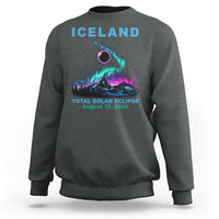 Iceland Total Solar Eclipse 2026 Sweatshirt August 12 Eclipse Totality Chaser Aurora Northern Lights