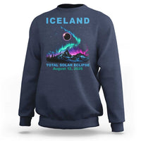 Iceland Total Solar Eclipse 2026 Sweatshirt August 12 Eclipse Totality Chaser Aurora Northern Lights