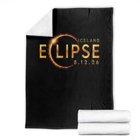 Iceland Eclipse 2026 Throw Blanket August 12 26 Solar Eclipse Totality